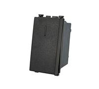 Deviatore 1P 16A Unipolare Nero Compatibile con Vimar Arke