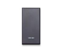 Deviatore Ave Tekla colore nero 1P 16AX illuminabile 445002