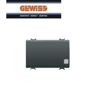 DEVIATORE 3 MODULI SEGNALAZIONE GEWISS CHORUS NERO GW12083