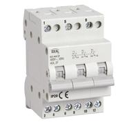 DEVIATORE 3 POLI 40A GUIDA DIN KCS-40A/3P-KAN23257 IDEAL