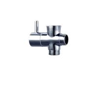 Deviatore a 3 vie, adattatore a T, valvola deviatrice, rubinetto cromato lucido, braccio doccia, adattatore interruttore, accessori di ricambio for il bagno(PURPLE)
