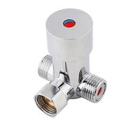 Deviatore a 3 vie Interruttore valvola per doccia TOPINCN Valvola miscelatrice acqua calda e fredda rubinetto G1 / 2 per rubinetto sensore automatico
