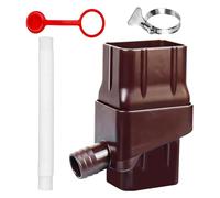 Deviatore a canna pioggia regolabile ecologico | Kit deviatore per canna da pioggia per giardino esterno Raccolta della pioggia Conservazione dell'acqua Irrigazione Sistema