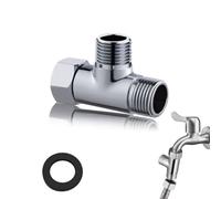 Deviatore a T in ottone da 1/2 pollice per impianto idrico con funzionamento reg