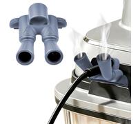 Deviatore a vapore per friggitrice ad aria Ninja Crispi, copertura protettiva in silicone resistente al calore per uso alimentare, previene il surriscaldamento del cavo di alimentazione, doppio