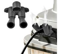 Deviatore a vapore per friggitrice ad aria Ninja Crispi, copertura protettiva in silicone resistente al calore per uso alimentare, previene il surriscaldamento del cavo di alimentazione, doppio