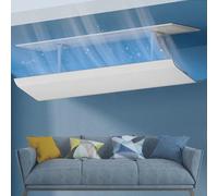 Deviatore aria condizionatore, deflettori per condizionatori, deflettore ventilazione AC regolabile, soffiaggio diretto anti-freddo, deflettore ventilazione for casa/camera da letto/ufficio