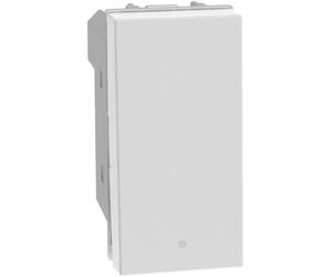 Deviatore basculante Bticino MatixGO 1P 10AX 1 modulo bianco JW4003