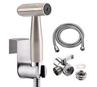 Deviatore Braccio Doccia Lavello, Deviatore Rubinetto, Adattatore Doccia, Spruzzatore per bidet Con Tubo Flessibile 1.5m e Supporto,Set Soffione Doccia per Bagno, Cucina, Casa Vacanza