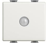 Deviatore Bticino Matix Energy Saving con sensore IR 2 moduli Bianco