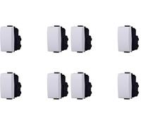 Deviatore compatibile Bticino Matix 1p 16A colore bianco 4PZ (Confezione da 2)