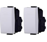 Deviatore compatibile Bticino Matix 1p 16A colore bianco (Confezione da 2)