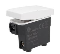 Deviatore Compatibile Con Bticino Living, Compatibile Con Vimar Plana (1 Pezzo, Bianco)