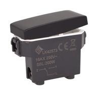 Deviatore Compatibile Con Bticino Living, Compatibile Con Vimar Plana (1 Pezzo, Nero)