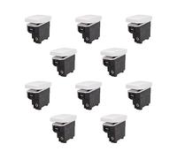 Deviatore Compatibile Con Bticino Living, Compatibile Con Vimar Plana (10 Pezzi, Bianco)