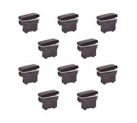 Deviatore Compatibile Con Bticino Living, Compatibile Con Vimar Plana (10 Pezzi, Nero)