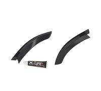 Deviatore di pioggia Hardtop Deflettore per acqua piovana per Wrangler JL JLU Gladiator JT 2018-2021 Accessori ABS Materiale Cambiamento direzione del flusso Installazione semplice Durevole Resistente