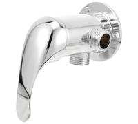 Deviatore Doccia a Tre Vie per Vasca Bagno, Lega Argento | Diametro Foro 4cm, Base D'installazione Ispessita, Finitura Cromata Lucida, Uso Bagno e Combinazione Vasca
