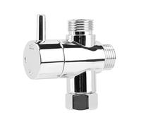 Deviatore Doccia Adattatore for valvola da 1/2 for rubinetto a 3 vie, deviatore for sdoppiatore d'acqua for doccia da bagno, convertitore for ugello spruzzatore