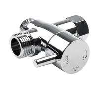 Deviatore Doccia Valvola deviatrice a 3 vie G1/2 pollici, convertitore adattatore a T, rubinetto doccia in ottone for bagno, divisore d'acqua