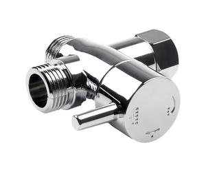 Deviatore Doccia Valvola deviatrice a 3 vie G1/2 pollici, convertitore adattatore a T, rubinetto doccia in ottone for bagno, divisore d'acqua