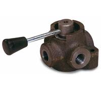 Ama Deviatore di Flusso Manuale a 4 Vie 1/2" Centro Chiuso - Portata Massima 90 l/min per Uso Agricolo, Made in Italy