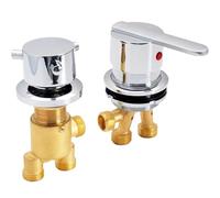 Deviatore For Valvola Miscelatrice In Ottone, Valvola Divisoria A 2 Vie, Miscelatrice Doccia Calda E Fredda Bagno, Interfaccia G1/2", On/off For Riempimento Vasca