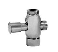 DEVIATORE IN OTTONE CROMATO PER COLONNA DOCCIA Cromo Saliscendi Aste Doccia