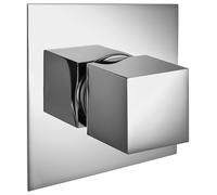 Deviatore incasso a 2 vie con stop attacchi da 3/4 di pollice Young Track Qadra