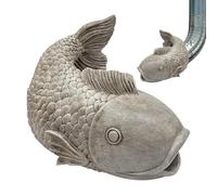 Deviatore Per Grondaia - Deviacque a Forma di Pesce in Resina per Grondaie,Design Dinamico Resina Estensione Flusso Per Prato Giardino Innaffiatura Esterna