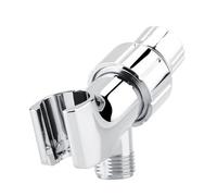 Deviatore per soffione doccia, adattatori per staffa di montaggio per braccio doccia G1/2 a 3 vie, supporto per soffione portatile cromato, sostituzione per bagno