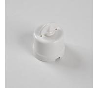 Deviatore Rotativo Porcellana Vintage Bianco - FAI 9007/DR/BI