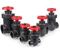 Deviatore rubinetto, Valvola a saracinesca UPVC da 1 pezzo, valvola di chiusura in PVC con controllo preciso del flusso(Bianco,32mm)