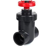 Deviatore rubinetto, Valvola a saracinesca UPVC da 1 pezzo, valvola di chiusura in PVC con controllo preciso del flusso(Deep Grey,40mm)