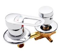 Deviatore termostatico in ottone per doccia, interfaccia G1/2, nucleo in ceramica, ideale per bagno e cabina doccia, controllo dell'acqua durevole ed efficiente.