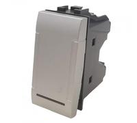 DEVIATORE UNIPOLARE ART COMPATIBILE LIVING ALLUMINIO ART-A-MAP803A MAPAM