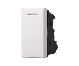 Deviatore unipolare basculante 16A bianco compatibile anche con BTicino Axolute