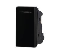 Deviatore unipolare basculante 16A nero compatibile anche con BTicino Axolute