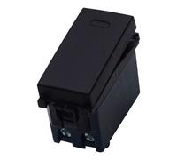 Deviatore unipolare basculante 16A nero compatibile anche con Vimar Arké