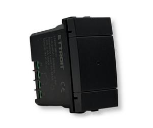 Deviatore unipolare Smart Tuya Wi-Fi nero compatibile anche con BTicino Livinglight