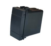 Deviatore unipolare Smart Tuya Zigbee nero compatibile anche con BTcino Livinglight