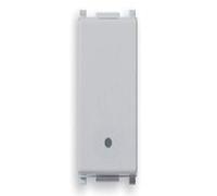 Deviatore Vimar Plana 1P 10AX 250V Silver 1M 14004.SL