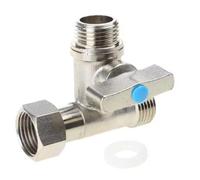 Deviatori a 3 vie Connettore WC T Adattatore Valvole T Adattatore Multipurpos per Variouse Bagno Cucina Applicazione