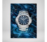 DEVICI Poster da Parete con Frase Motivazionale - Patek Philippe Nautilus Perception - Stampa da Parete - Poster Motivazionale - Quadro su Tela