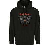 Devil Burger Demon Satan Grim Reaper BBQ Uomo Felpa