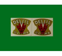 DEVIL COPPIA ADESIVI STICKERS