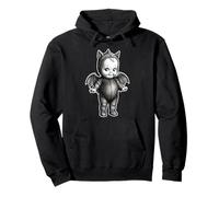 Devil Demon Kewpie Baby Vintage Vampiro Felpa con Cappuccio