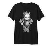 Devil Demon Kewpie Baby Vintage Vampiro Maglietta Premium