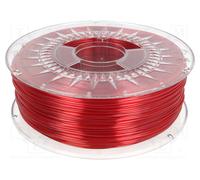 DEVIL DESIGN PETG-1.75-RUBY-RED-TRANSPARENT Filamento