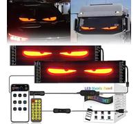 Devil Eyes Light per auto, Occhi LED per Camion, Display Flessibile a LED per Auto Flessibile Programmabile, per Occhi Colorati, Soft Screen per Auto, Camion, Finestre